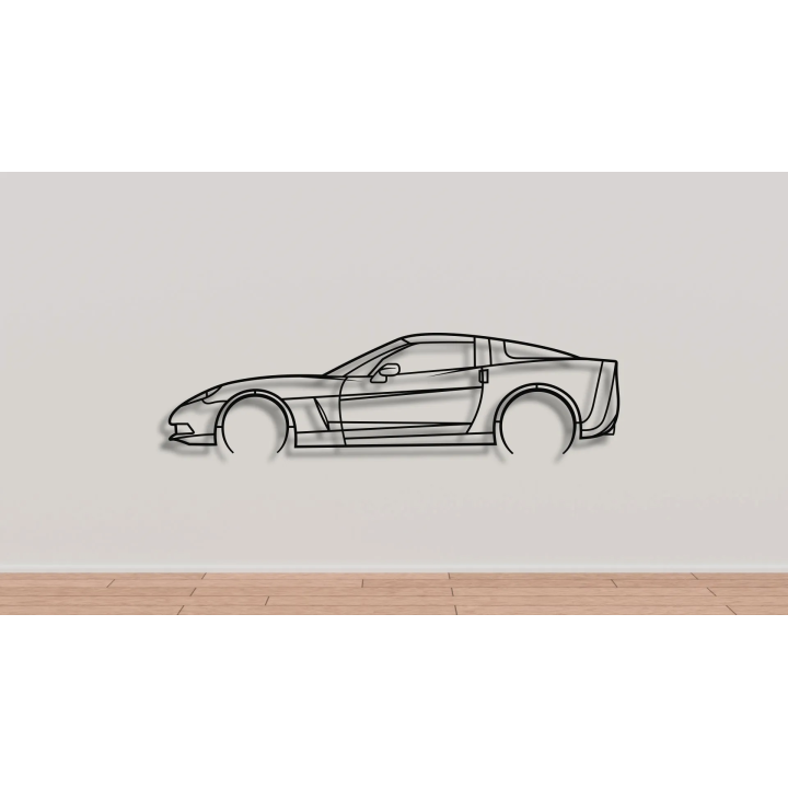 Chevrolet Corvette C6 full silhouette