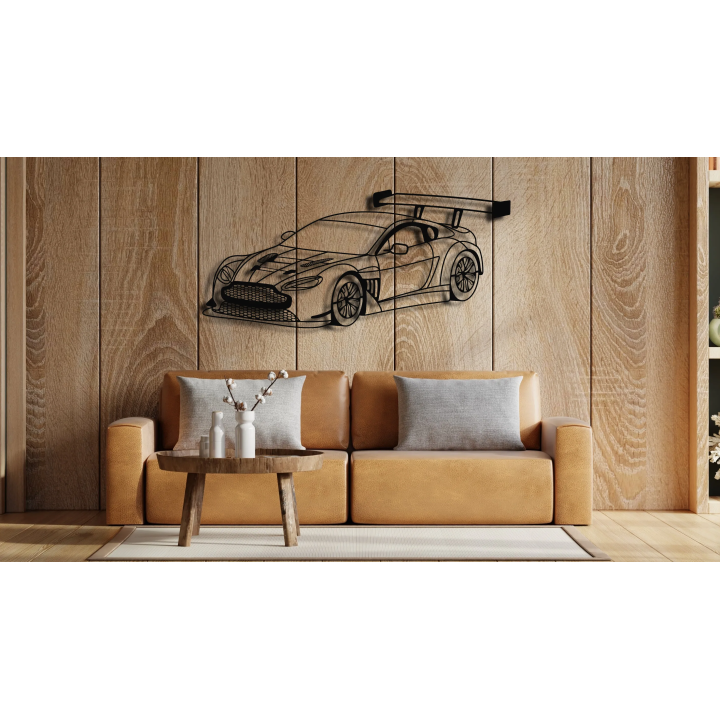 Aston Martin Vantage GT3 iso silhouette