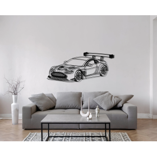 Aston Martin Vantage GT3 iso silhouette