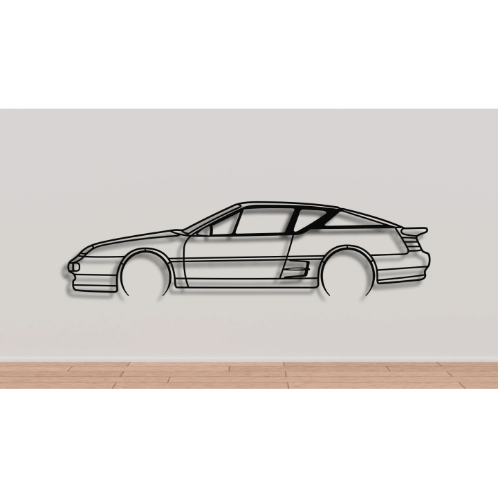 Renault Alpine A610 full silhouette