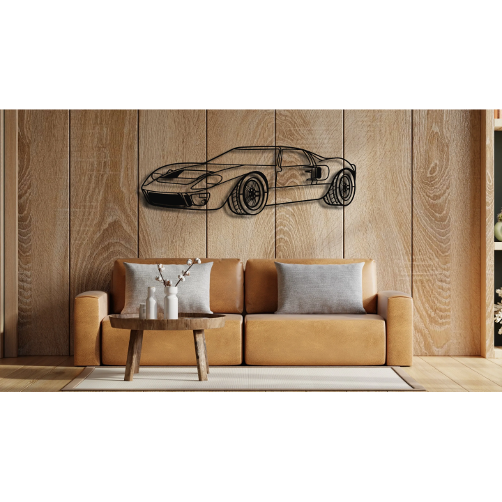 Ford GT40 angle silhouette