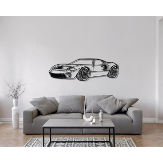 Ford GT40 angle silhouette