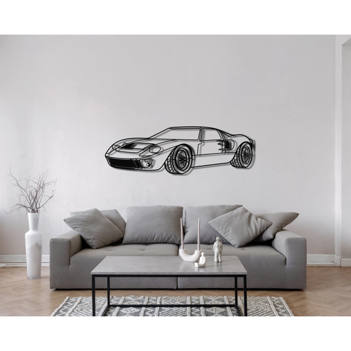Ford GT40 angle silhouette