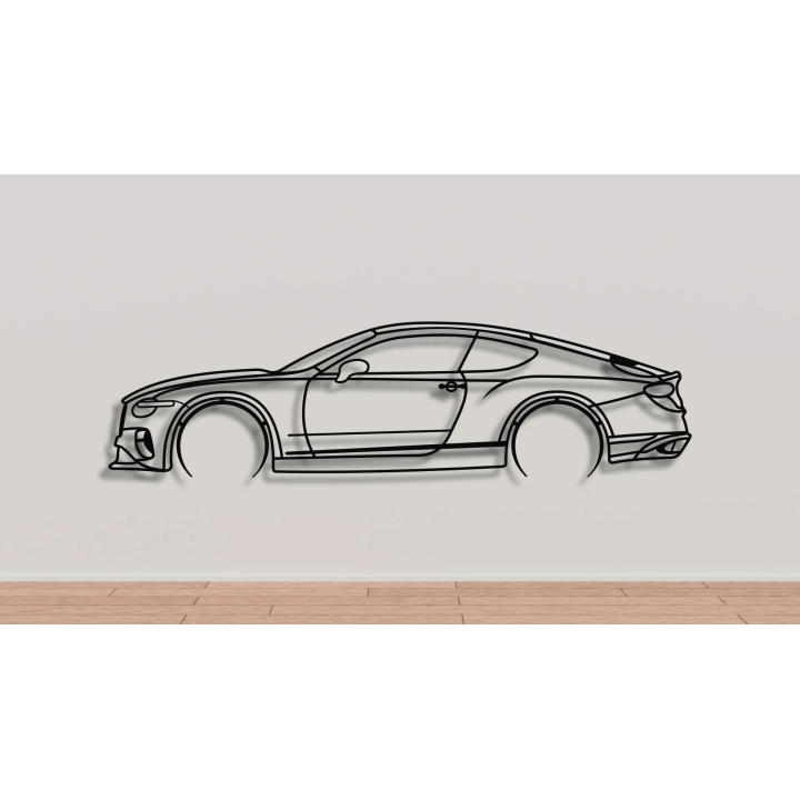 Bentley Continental 4th generation full silhouette
