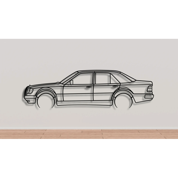 Mercedes W124 500E full silhouette