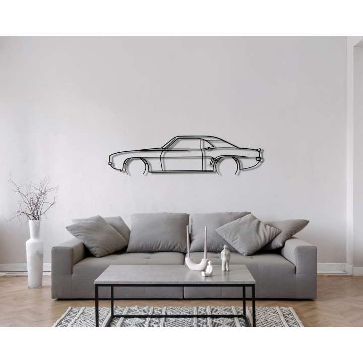 Chevrolet Camaro 1969 full silhouette