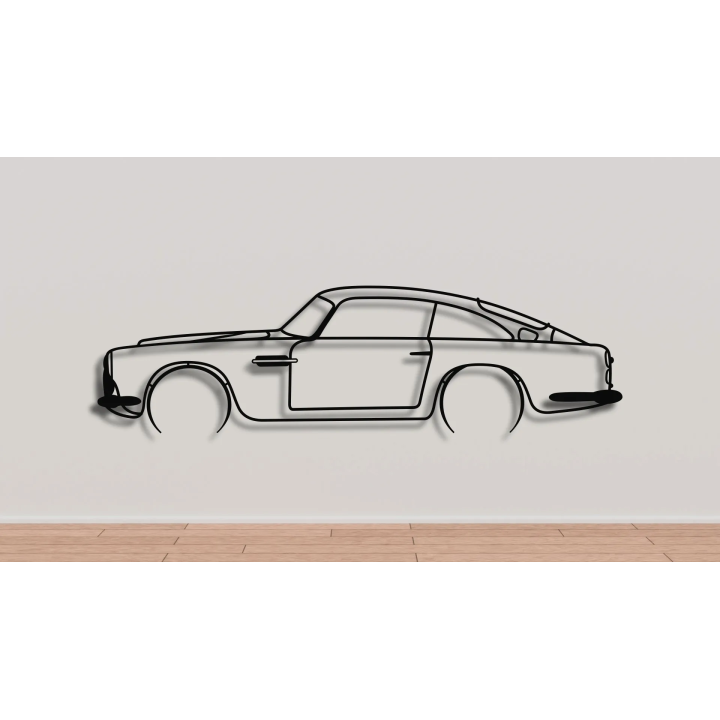 Aston Martin DB4 full silhouette