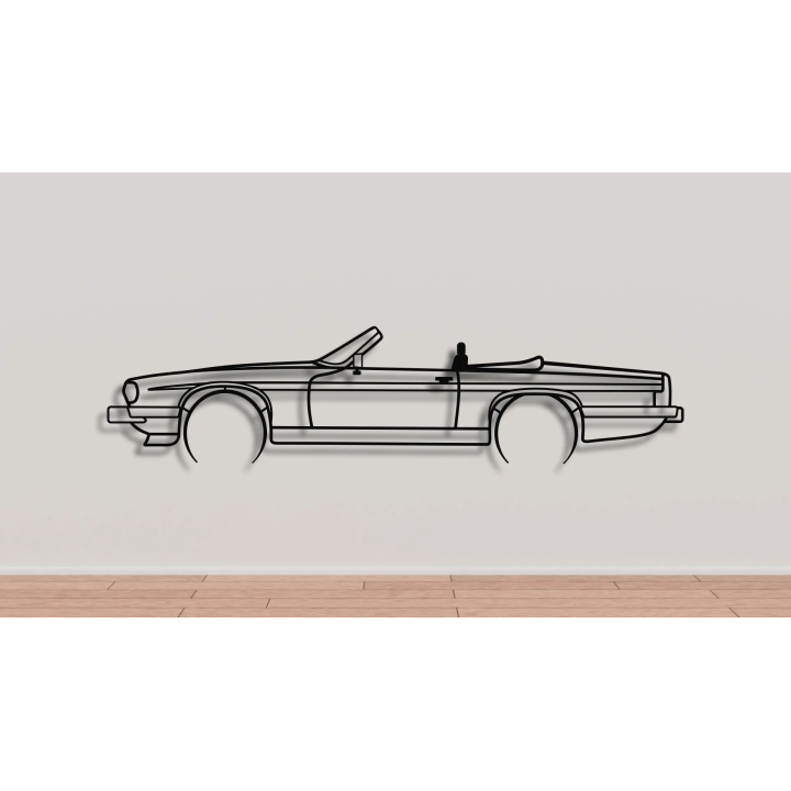 Jaguar XJS convertible Mk1 full silhouette