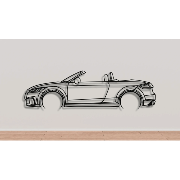 Audi TT RS 8S cabrio full silhouette