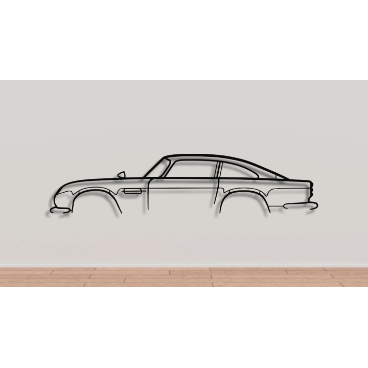 Aston Martin DB5 simple silhouette