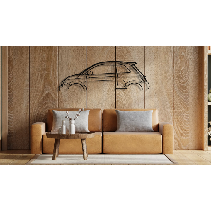Fiat 500 simple silhouette