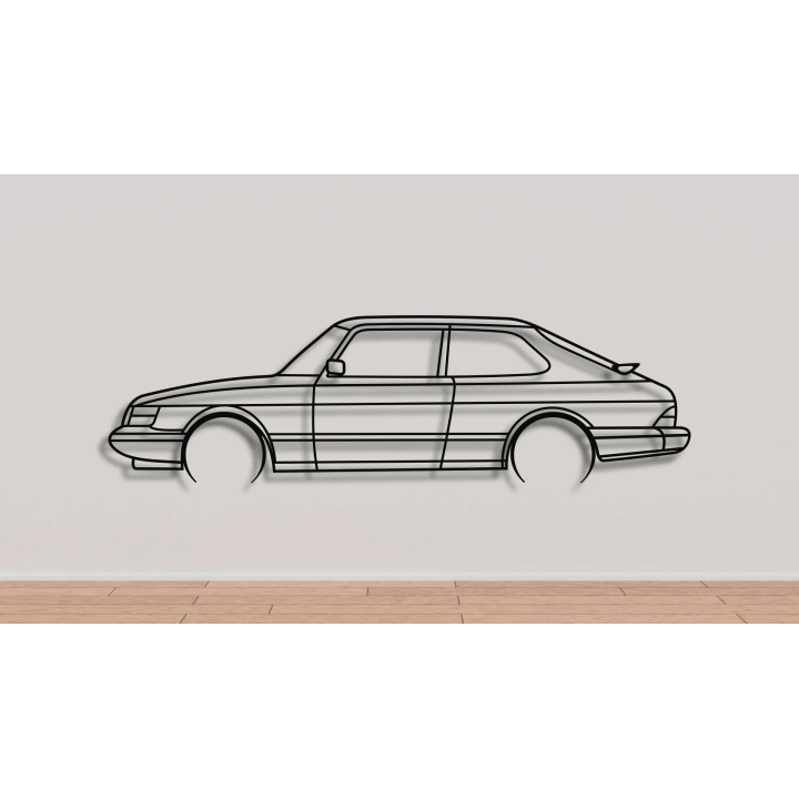 Saab 900 OG full silhouette
