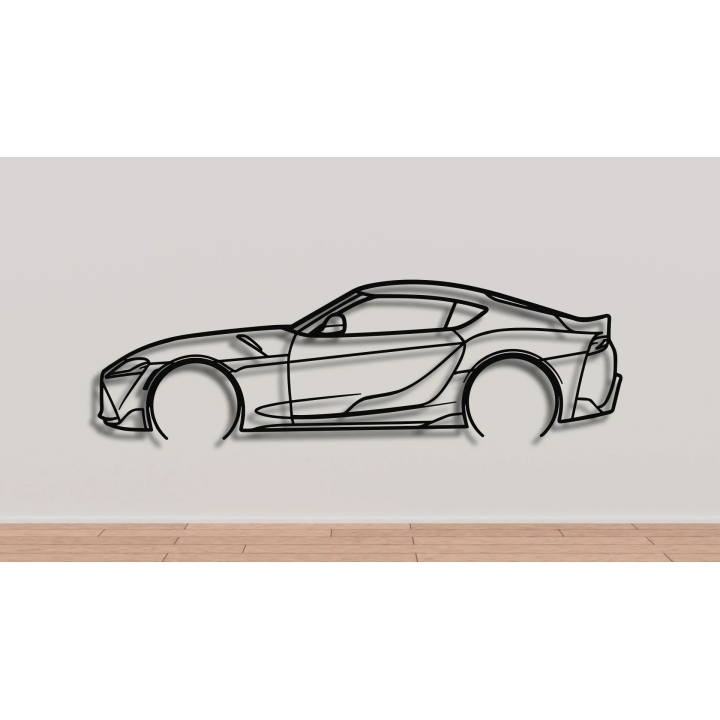 Toyota GR Supra full silhouette