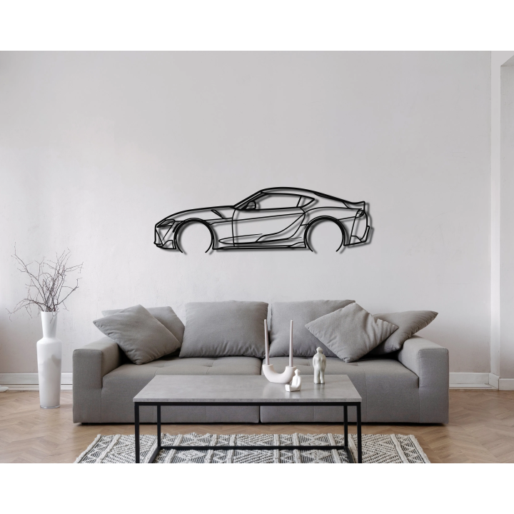 Toyota GR Supra full silhouette