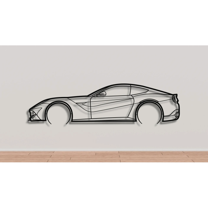 Ferrari F12 full silhouette