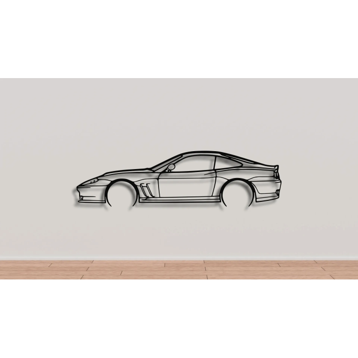 Ferrari 550 Maranello full silhouette