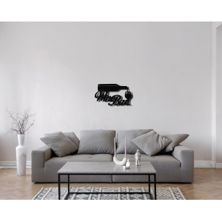 Winebar cortensteel sign