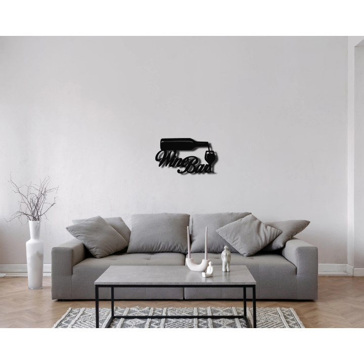 Winebar cortensteel sign