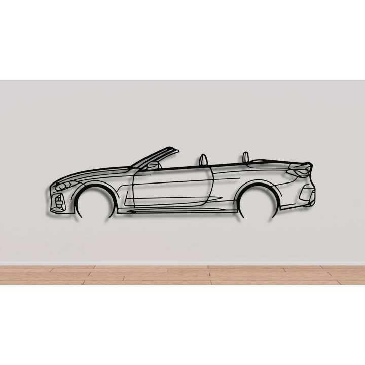 BMW G23 cabrio full silhouette