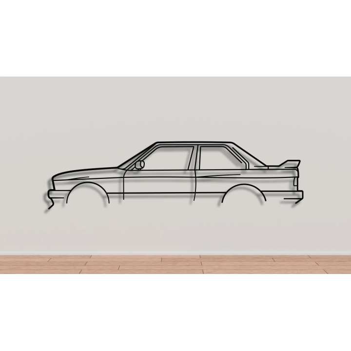 BMW M3 E30 simple silhouette