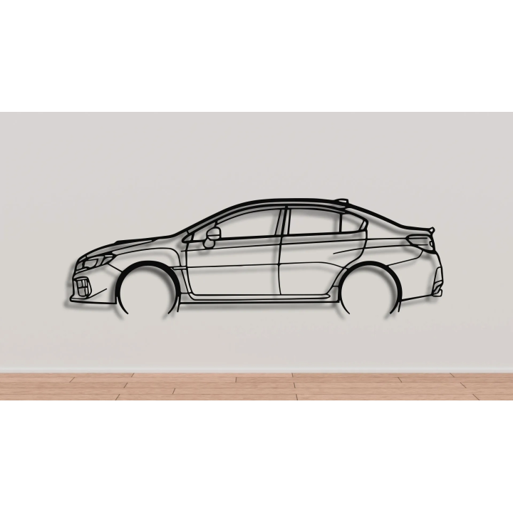 Subaru WRX full silhouette