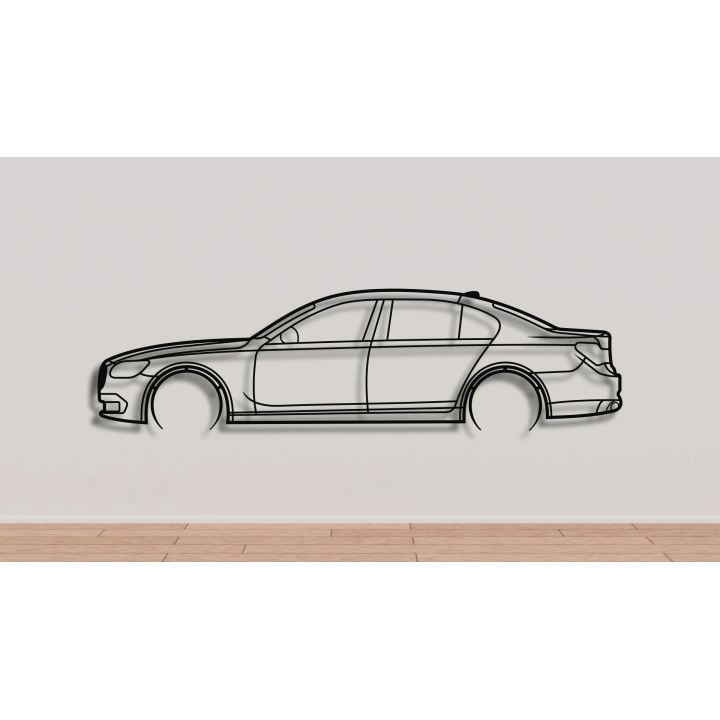 BMW 7 series F01 full silhouette
