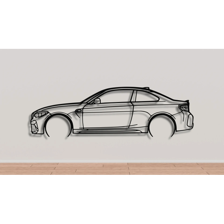 BMW M2 F87 full silhouette