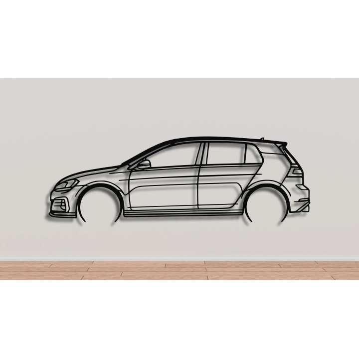 Volkswagen Golf Mk7 GTI full silhouette