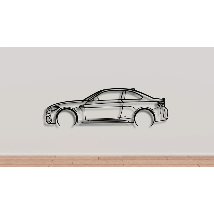 BMW M2 F87 full silhouette