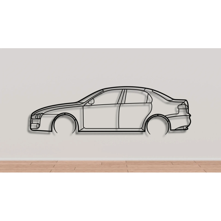 Alfa Romeo 159 sedan full silhouette