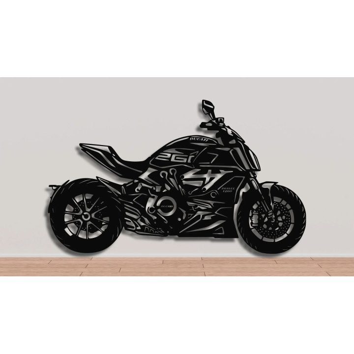 Ducati Diavel 1260 silhouette