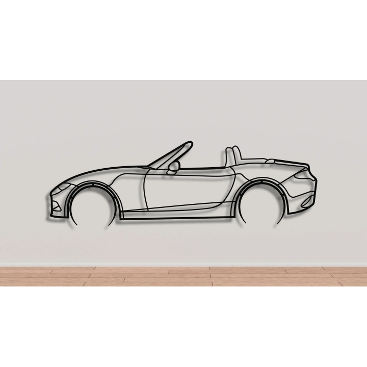 Mazda MX5 ND full silhouette