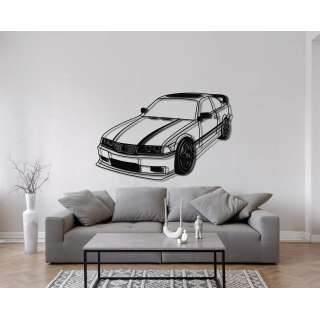 BMW M3 E36 isometric silhouette