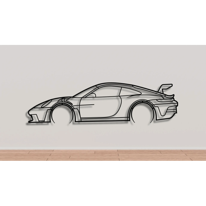 Porsche 911 992 GT2 RS full silhouette