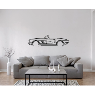 Chevrolet Corvette C1 convertible full silhouette
