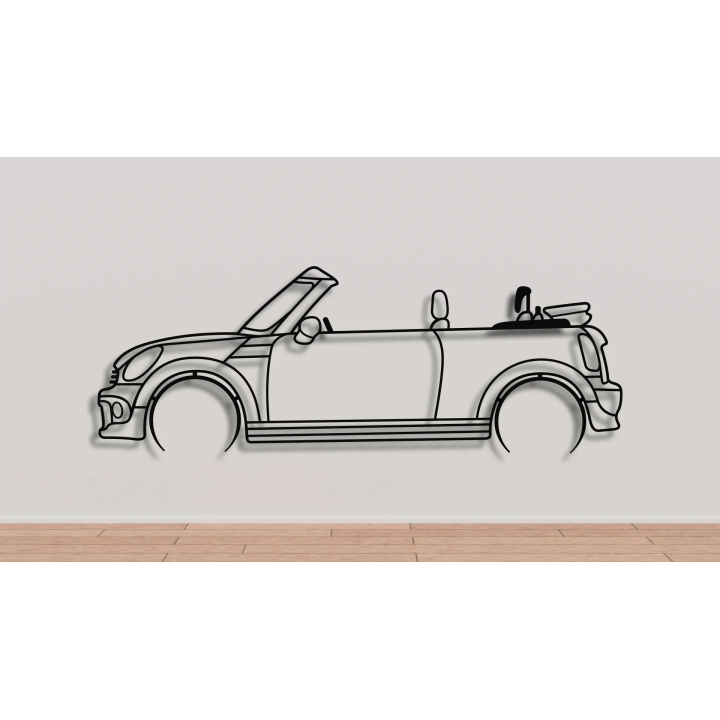 Mini R52 cabrio full silhouette