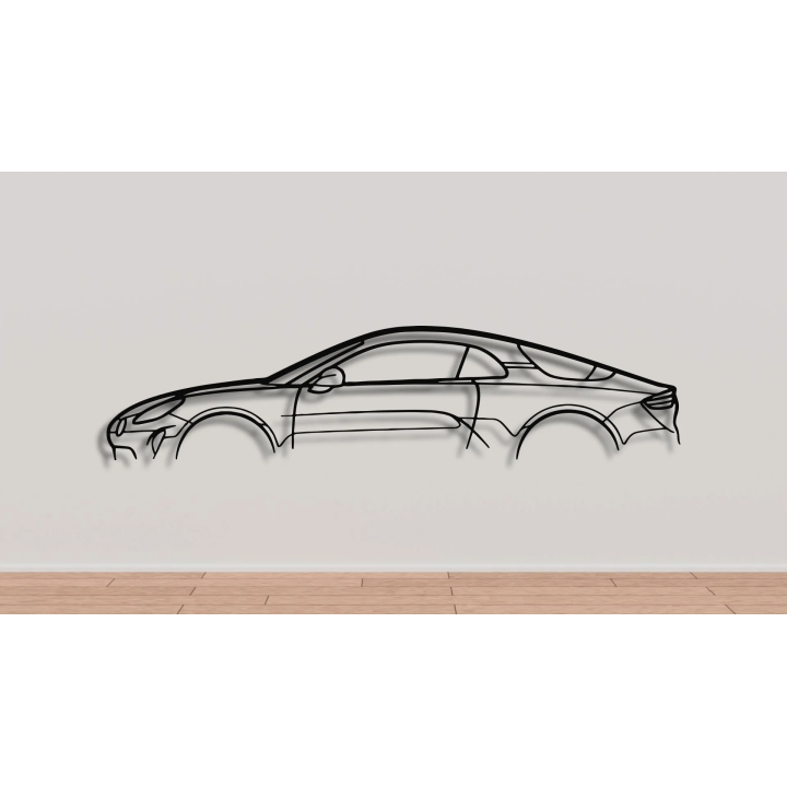 Alpine A110 simple silhouette