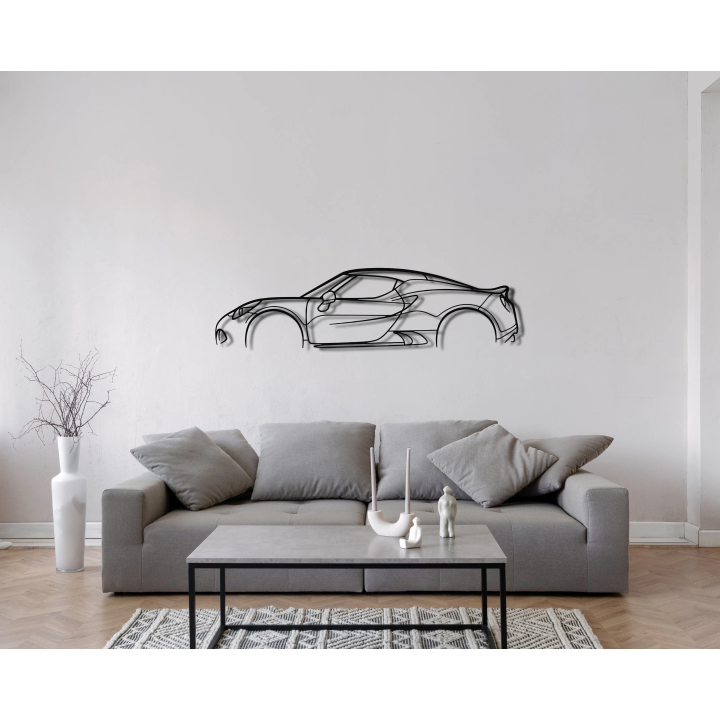 Alfa Romeo 4C simple silhouette