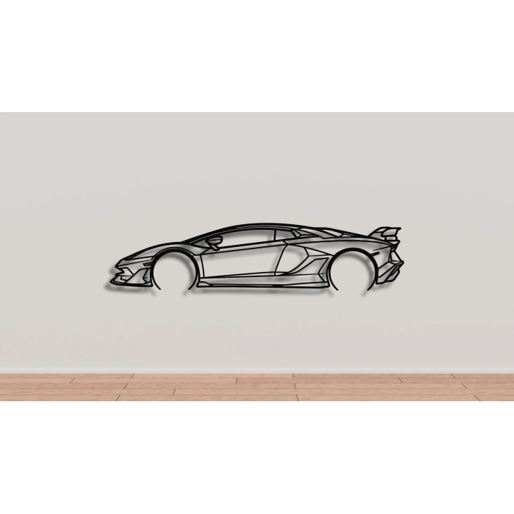 Lamborghini Aventador full sihouette