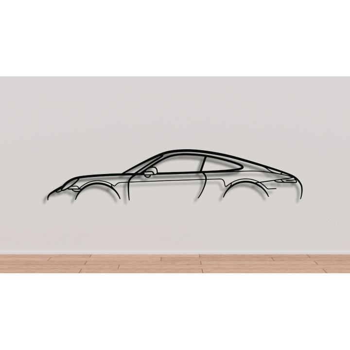 Porsche 911 991 simple silhouette