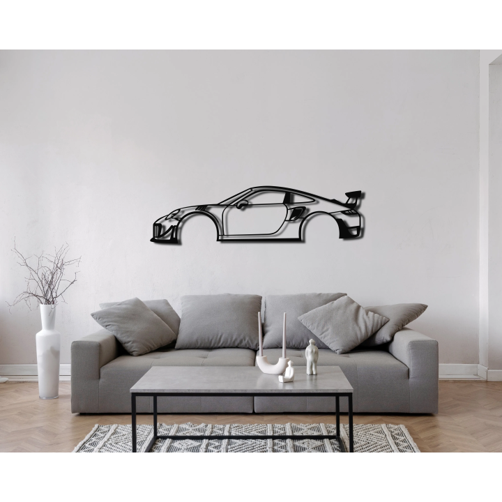 Porsche 911 991 GT3 RS simple silhouette
