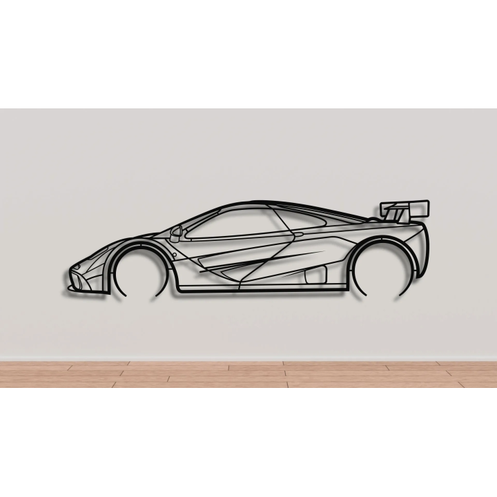 McLaren F1 full silhouette