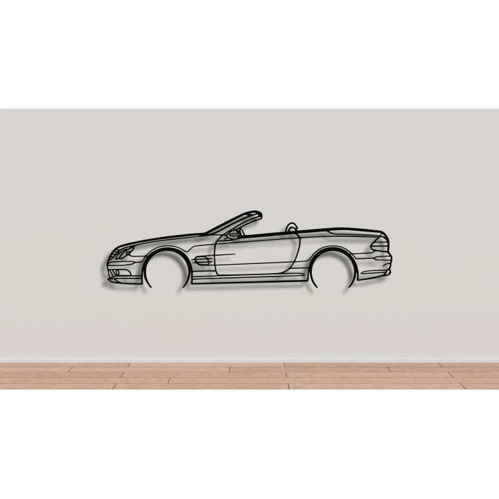 Mercedes SL55 R230 full silhouette