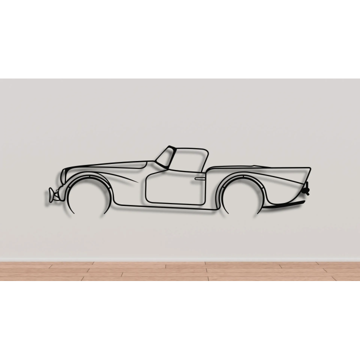 Daimler SP250 full silhouette