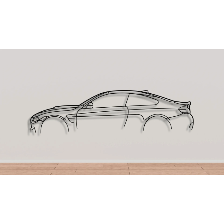 Bmw m4 f82 simple silhouette