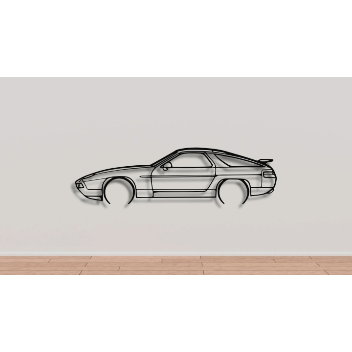 Porsche 928 GTS full silhouette