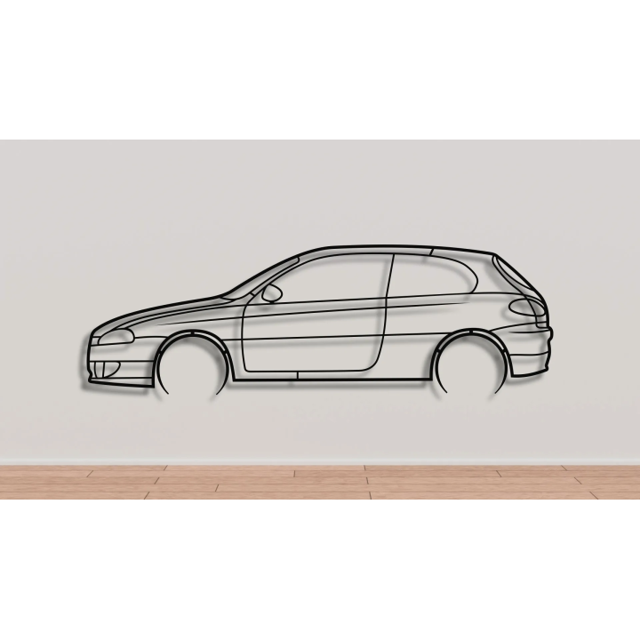 Alfa Romeo 147 full silhouette
