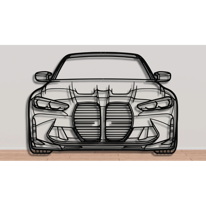 BMW M3 G80 front silhouette