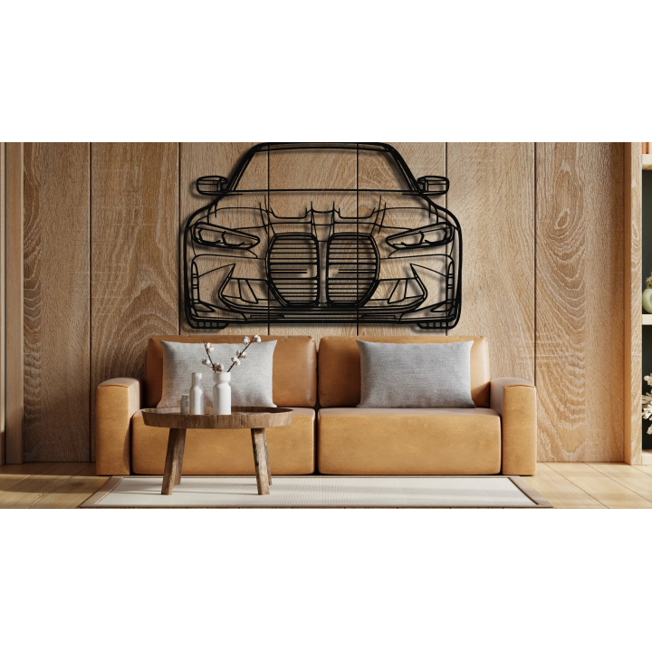 BMW M3 G80 front silhouette