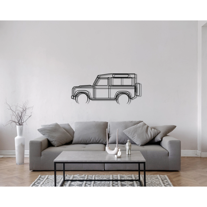 Landrover Defender classic 90 full silhouette